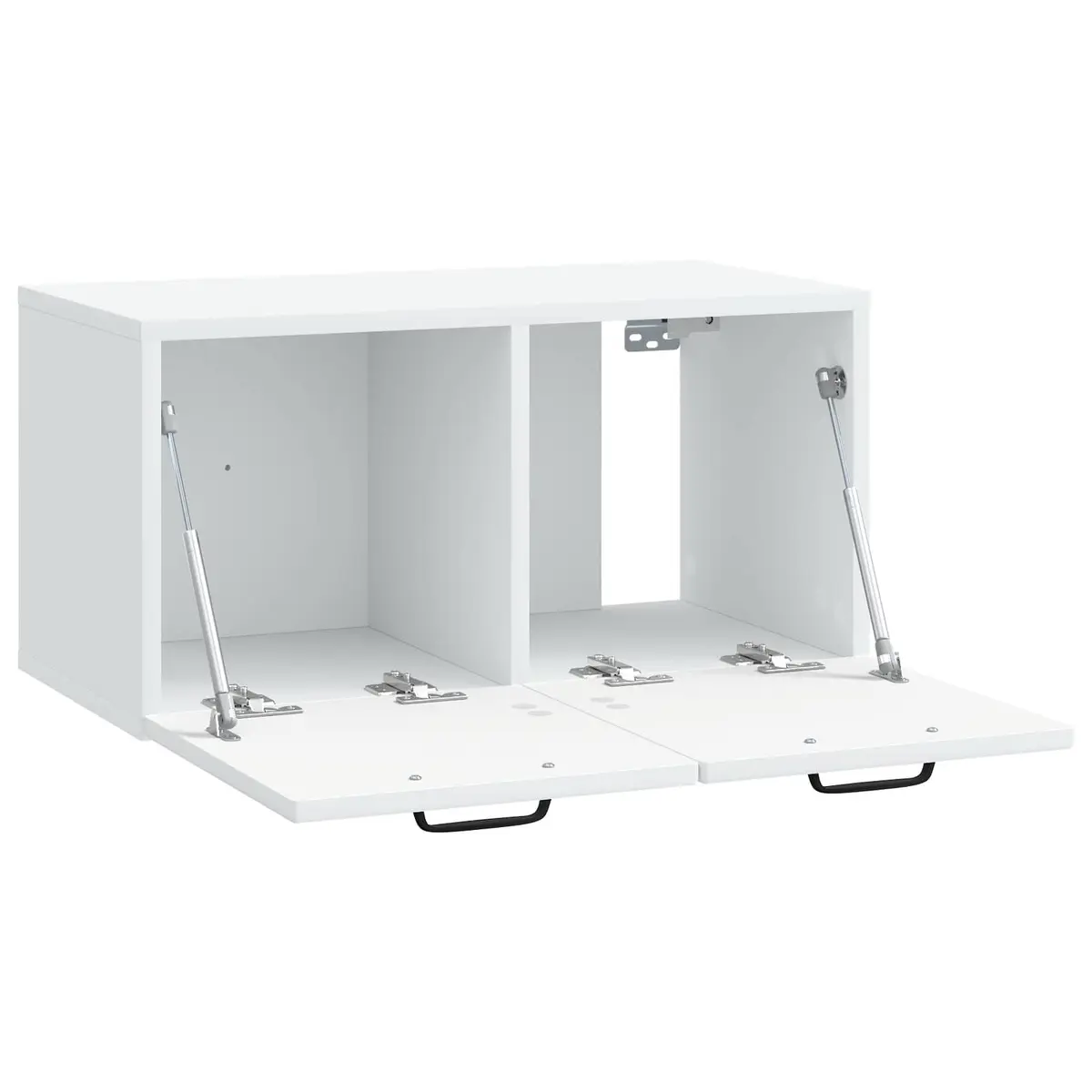 White Wall-Mounted TV Cabinet