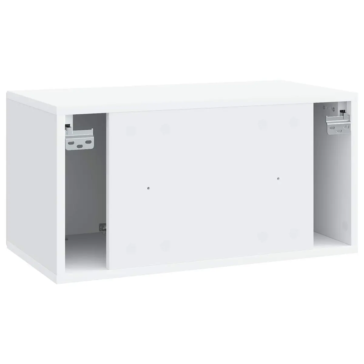 White Wall-Mounted TV Cabinet