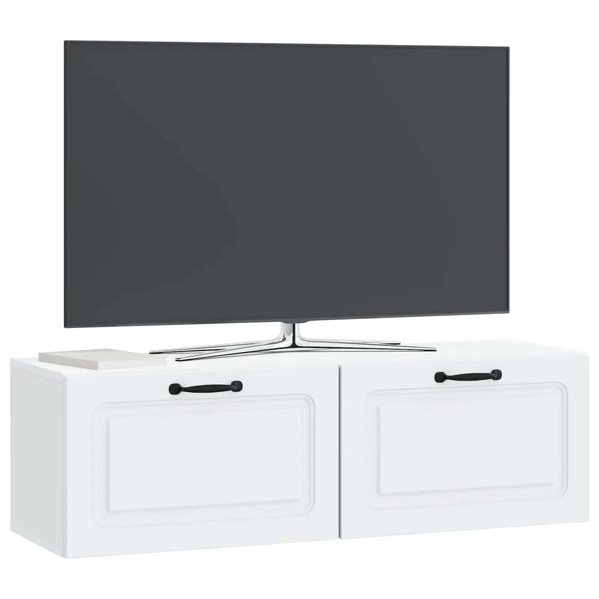 White Wall-Mounted TV Cabinet 98 x 31 x 30 cm