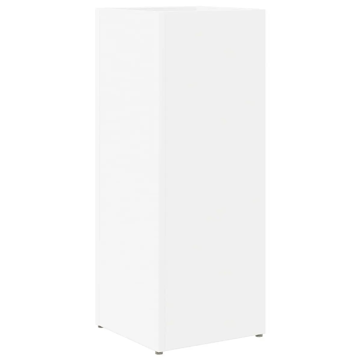 Umbrella Stand White Modern Storage Rack Entryway Hallway Organiser Engineered Wood Rectangular