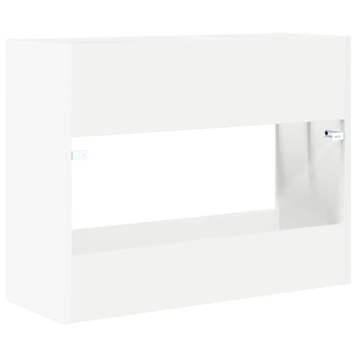 Umbrella Stand Modern Engineered Wood Storage Rack 65 x 24 x 50 cm White