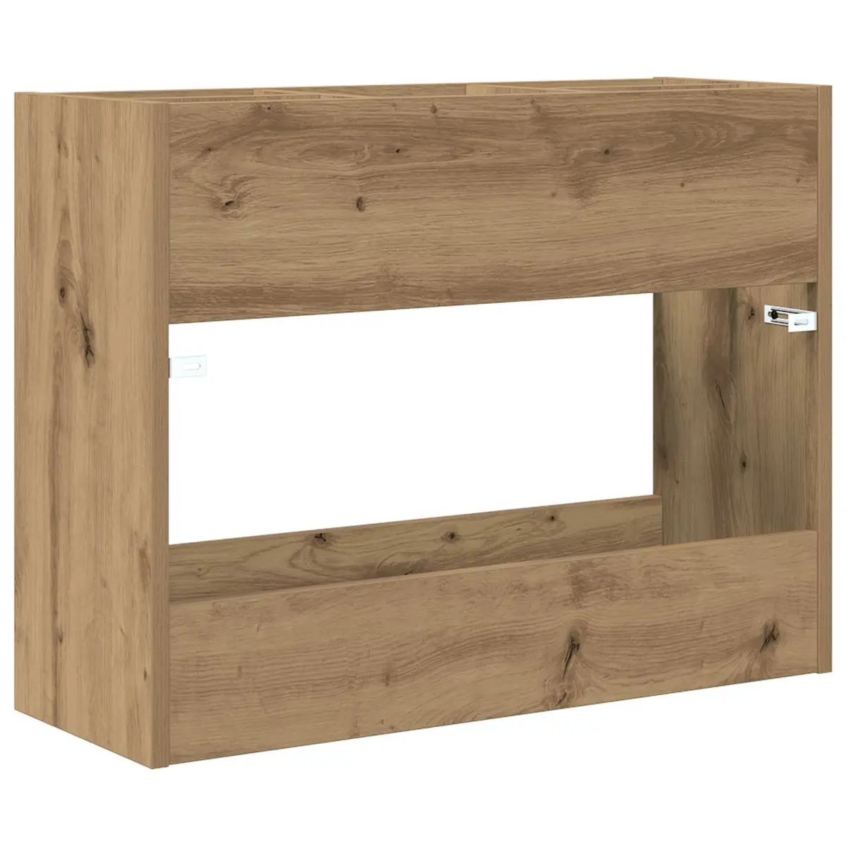 Wooden Umbrella Stand Storage Rack Entryway Hallway Brown Engineered Wood
