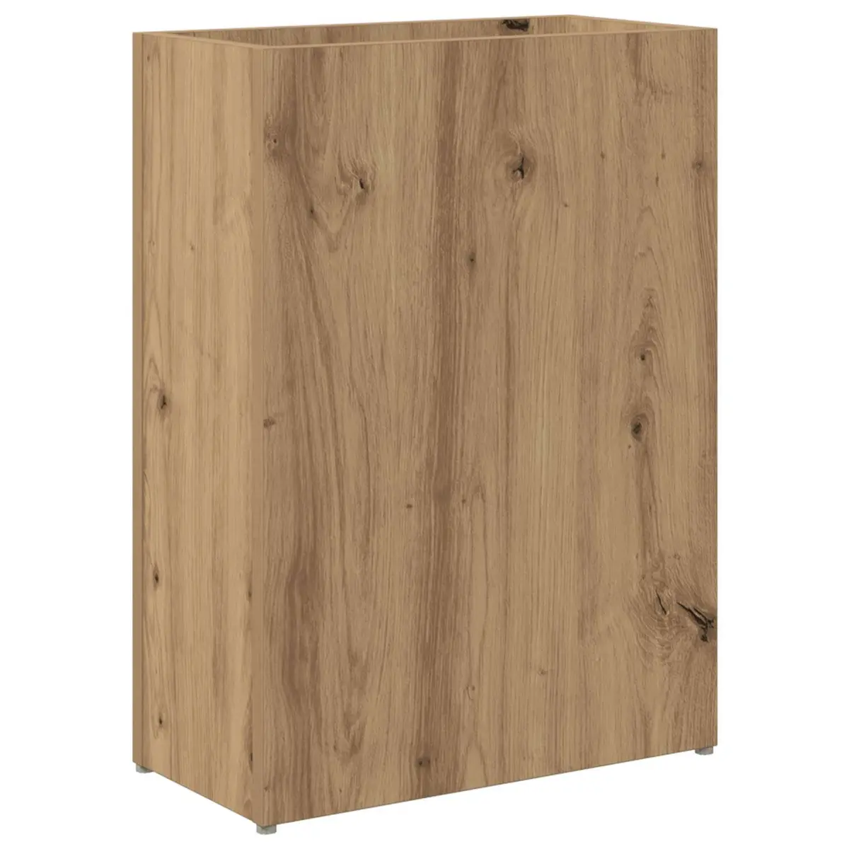 Umbrella Stand Rectangular Storage Rack Entryway Hallway Brown Engineered Wood