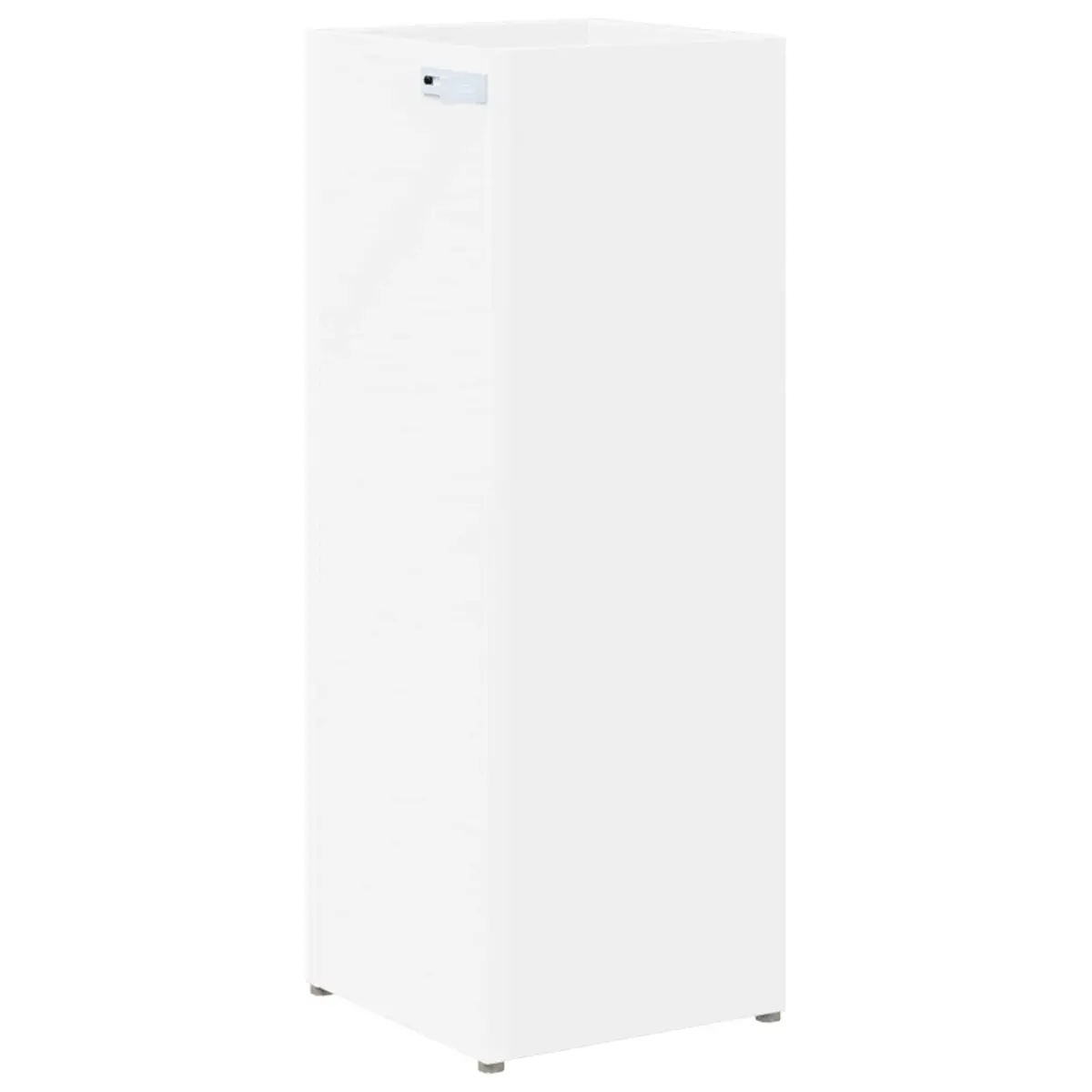 Umbrella Stand Storage Rack Modern White Wooden Hallway Entryway 20 x 20 x 55.5 cm