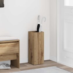 Reliable Brown Umbrella Stand Made from Engineered Wood