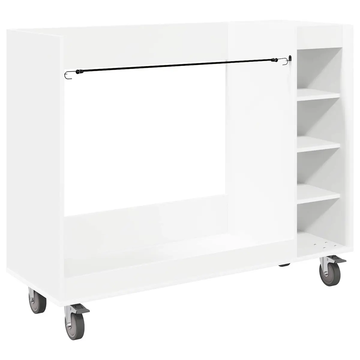 Wooden Golf Cabinet Storage Organizer Indoor Home Garage White 120x45x98cm