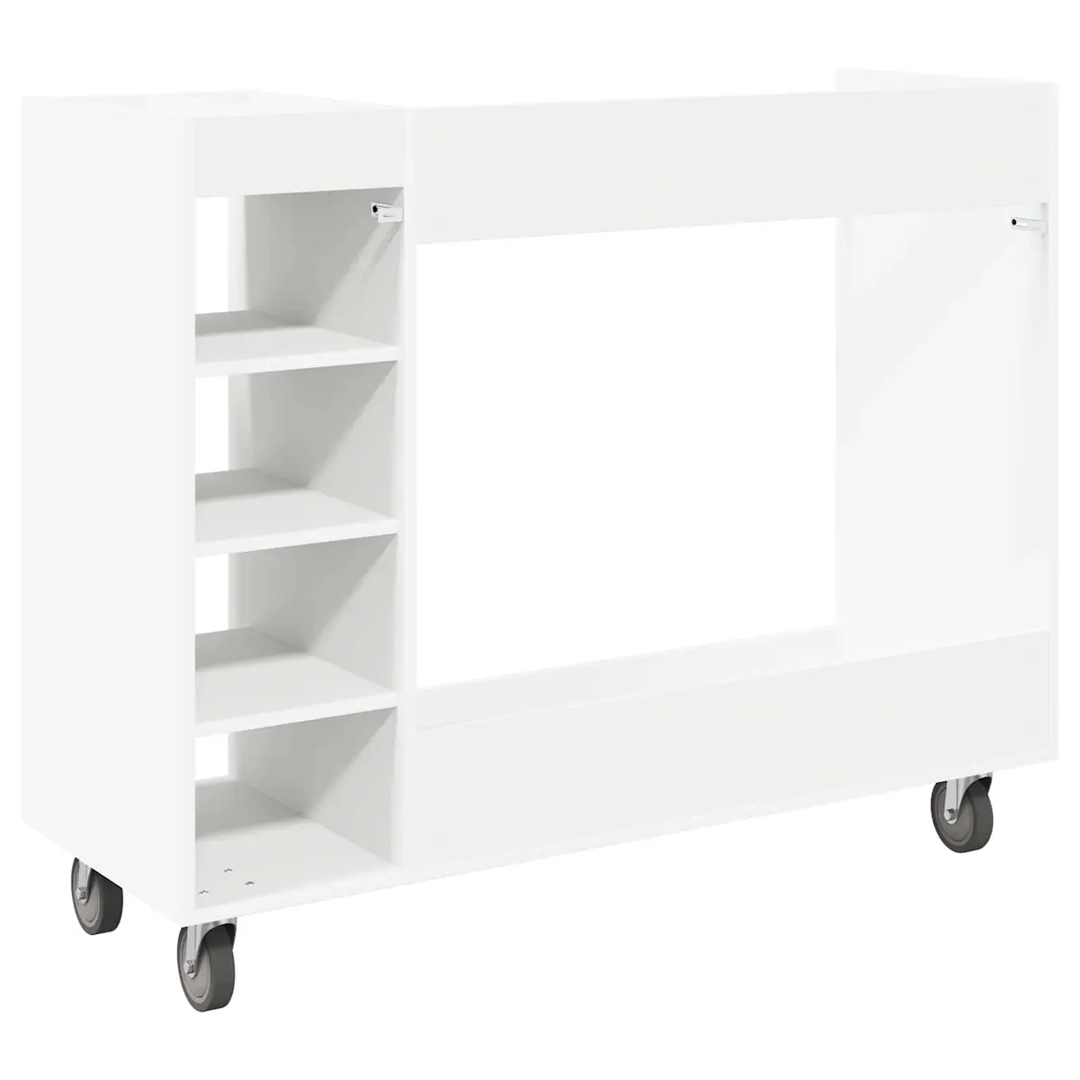 Wooden Golf Cabinet Storage Organizer Indoor Home Garage White 120x45x98cm