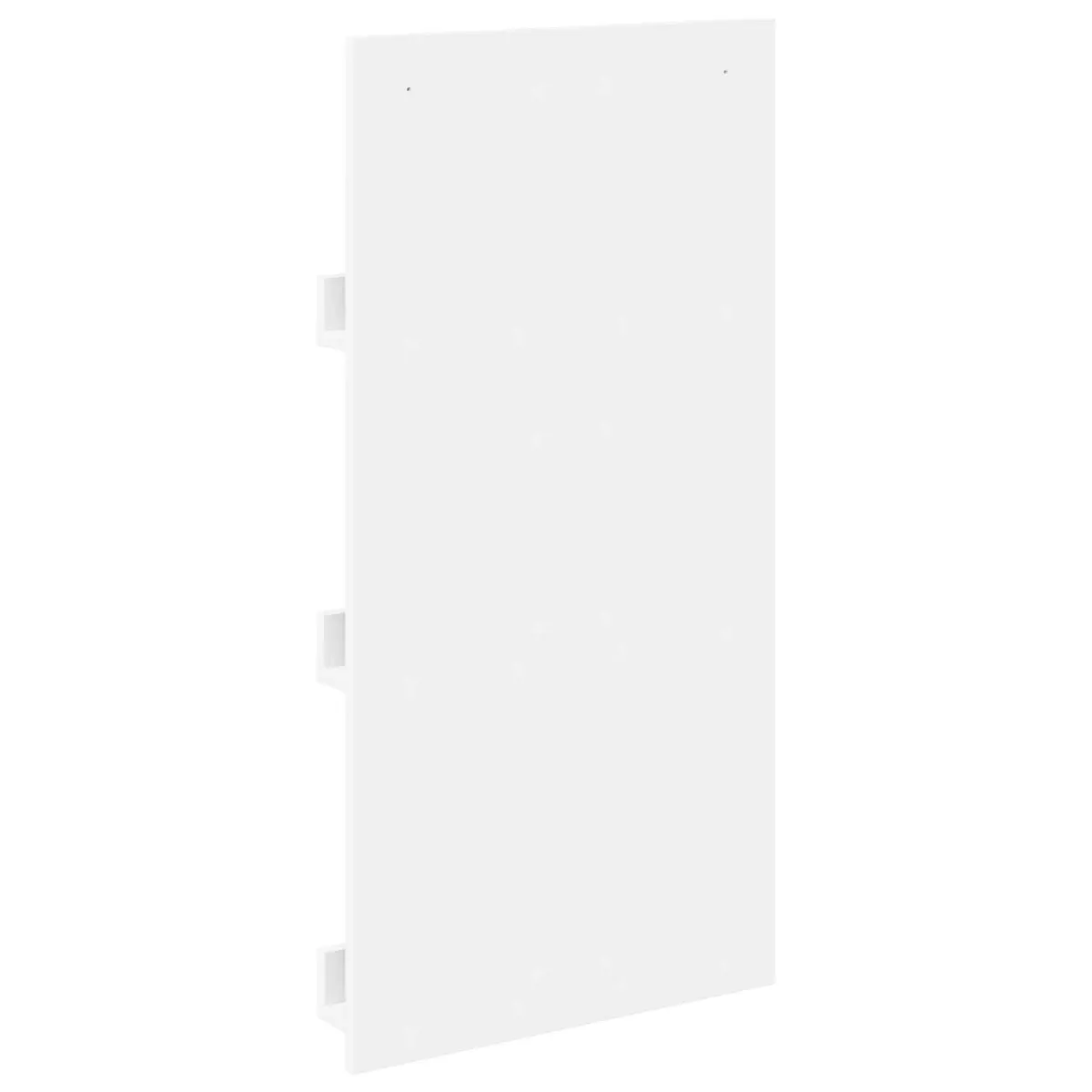 Magazine Rack Storage Organiser 51 x 11 x 102 cm White for Living Room Office Bedroom