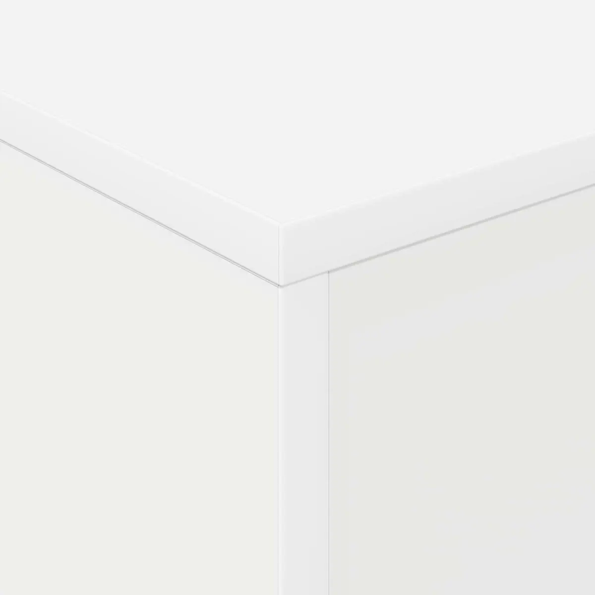 White Magazine Rack with Shelf