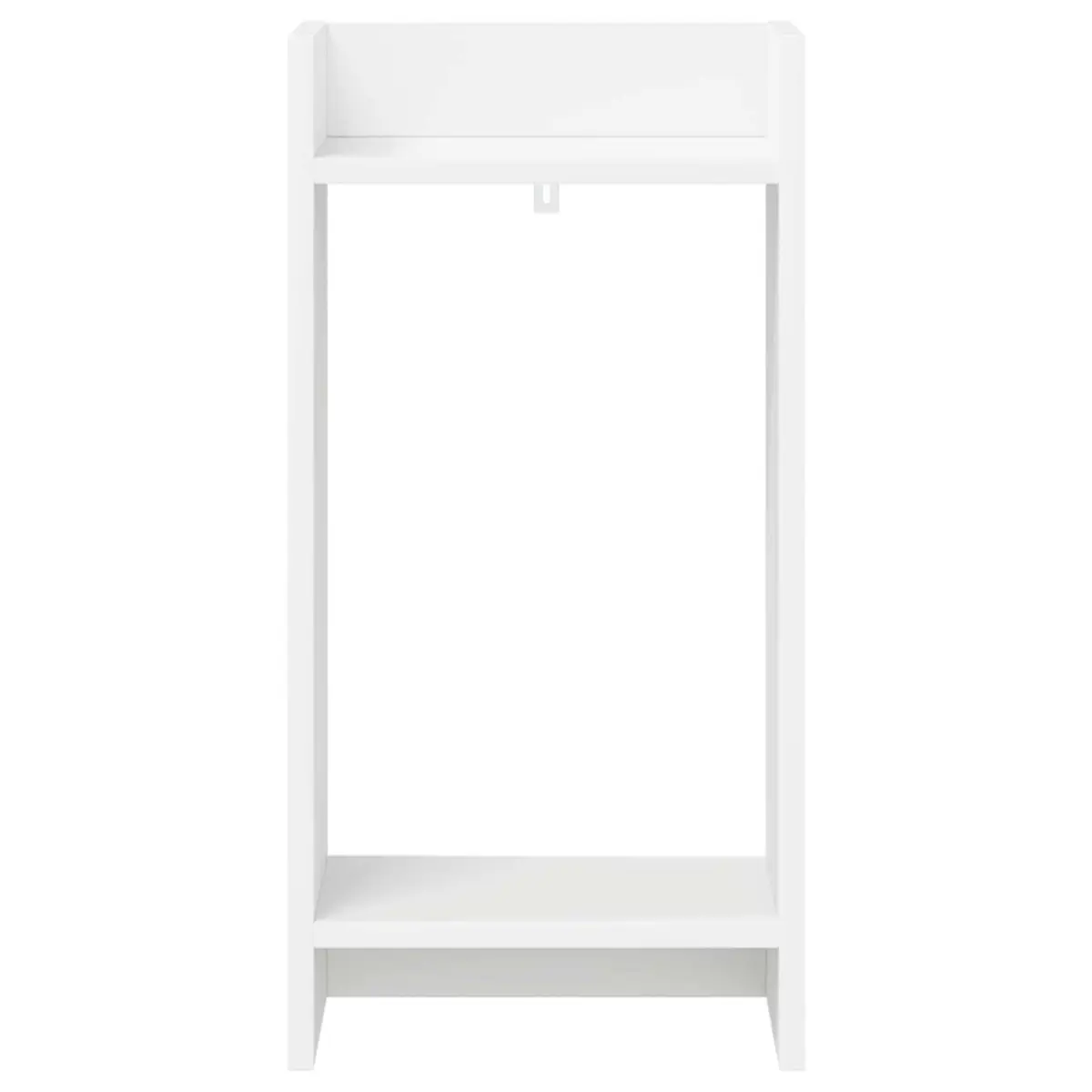 Plant Stand Indoor Display Shelf 30x30x60cm White 2 Pcs Engineered Wood