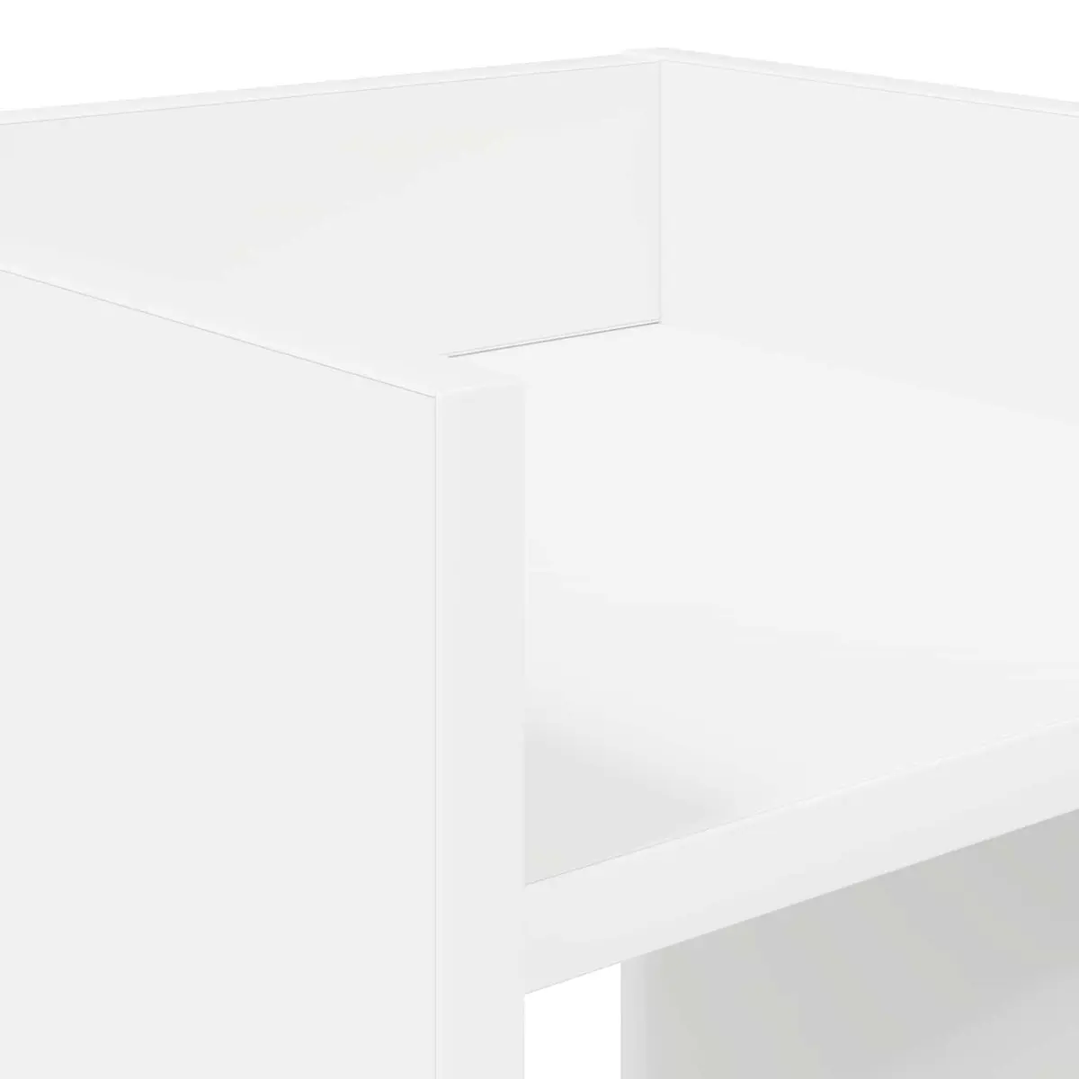 Plant Stand Indoor Display Shelf 30x30x60cm White 2 Pcs Engineered Wood