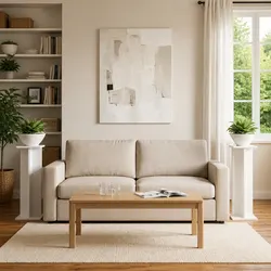 Reliable White Plant Stands - Ideal for Indoor Use