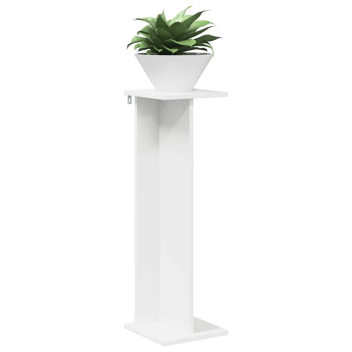 Plant Stand Multi-Tier Display Indoor 2 Pieces White