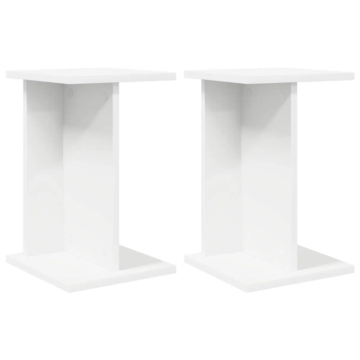Plant Stand Multi-Tier Indoor Display 40.5cm White 2 pcs
