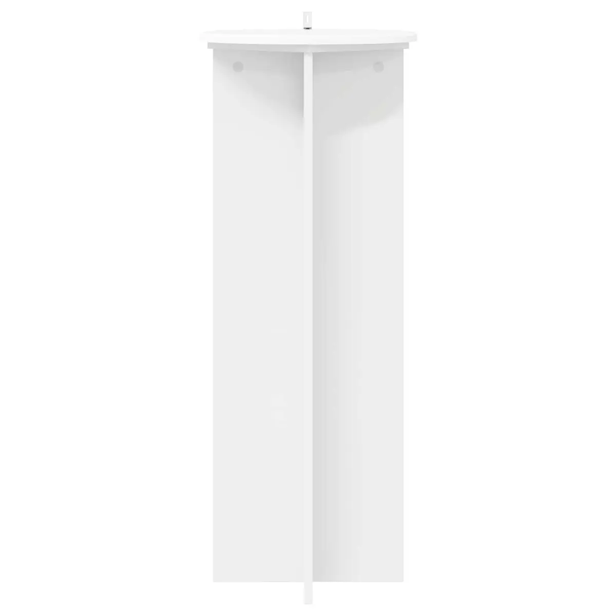 Plant Stand Indoor Display 2 pcs Ø40 x 100 cm White Modern Contemporary