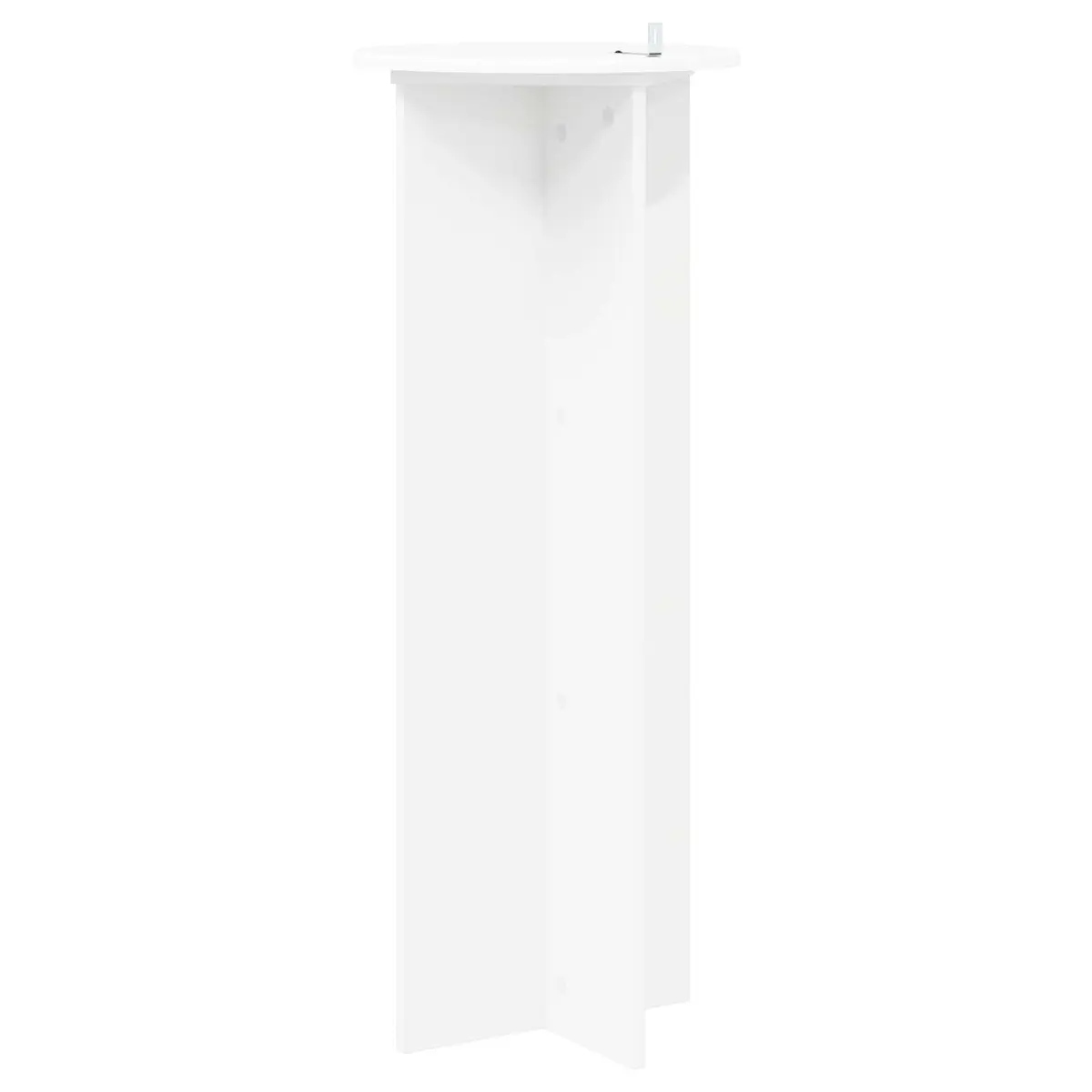 Plant Stand Indoor Display 2 pcs Ø40 x 100 cm White Modern Contemporary