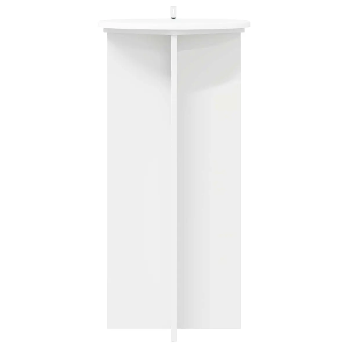Plant Stand 2 pcs White Modern Design Indoor Engineered Wood Ø40 x 80 cm