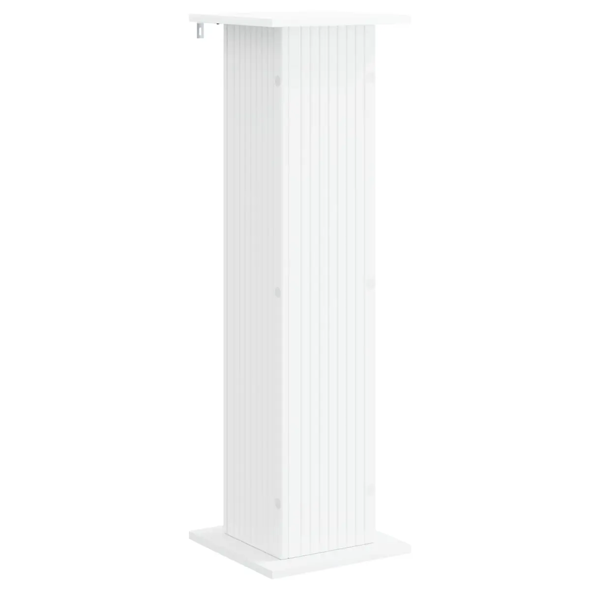 Plant Stand Indoor Display 2 Pieces White Engineered Wood