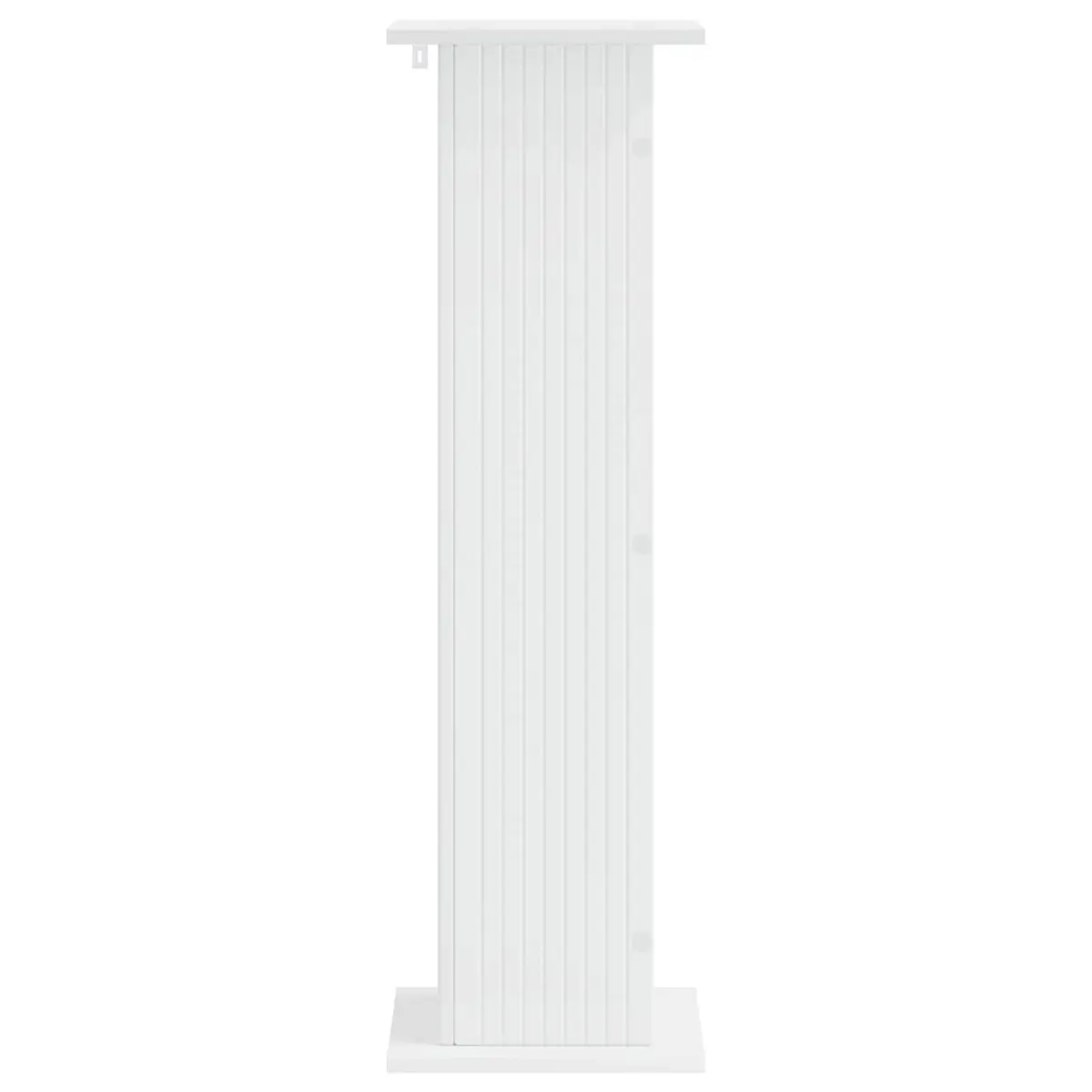 Plant Stand Indoor Display 2 Pieces White Engineered Wood