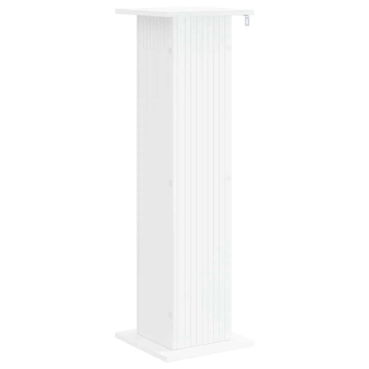 Plant Stand Indoor Display 2 Pieces White Engineered Wood