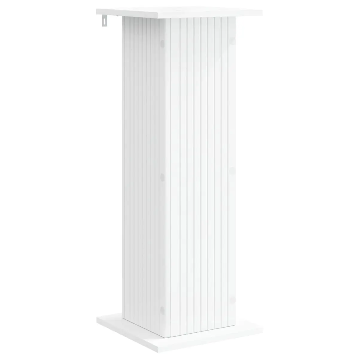 Plant Stand 2 Pieces Indoor Display Riser 30.5 x 30 x 80.5 cm White