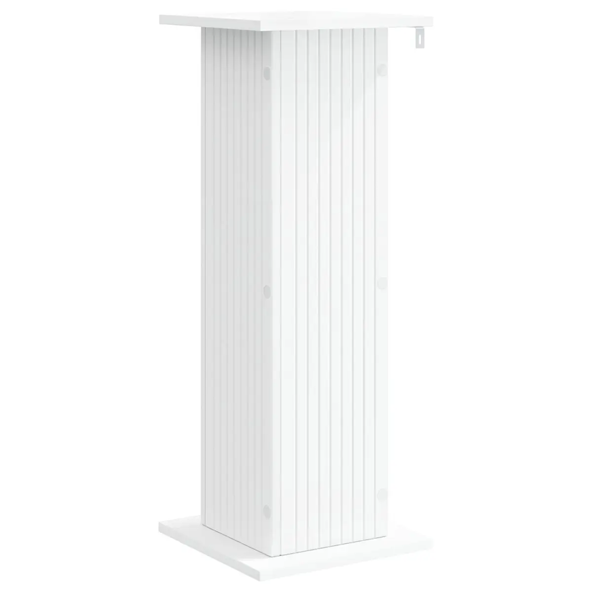Plant Stand 2 Pieces Indoor Display Riser 30.5 x 30 x 80.5 cm White