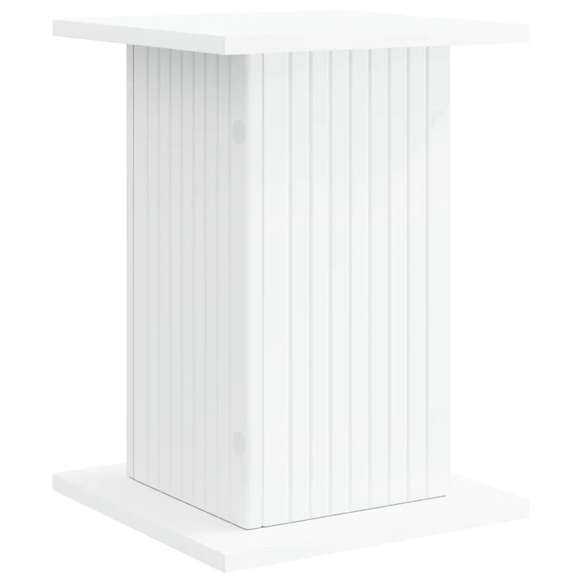 Plant Stand Indoor Display Riser 30.5cm White 2 Pieces