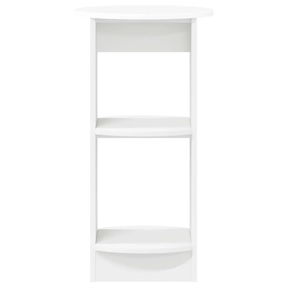 White Engineered Wood Side Cabinet for Storage Needs