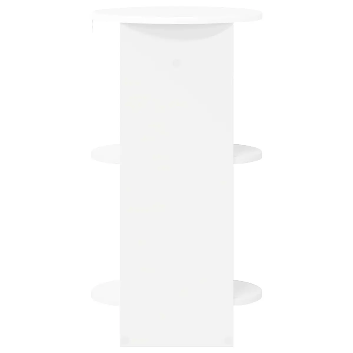 White Engineered Wood Side Cabinet for Storage Needs