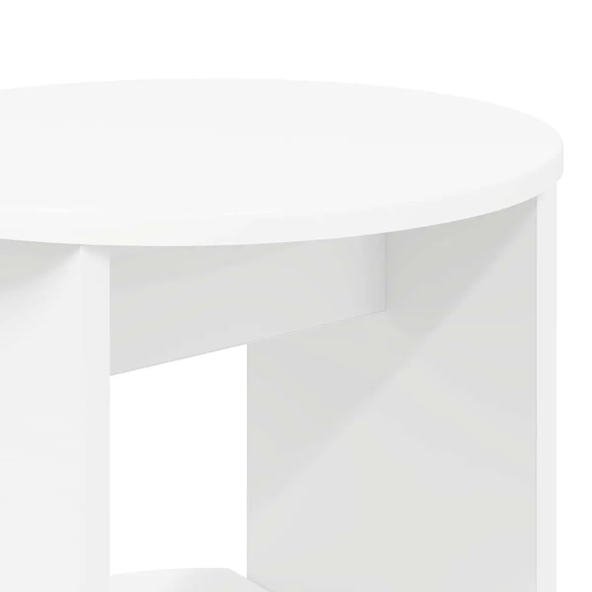 White Engineered Wood Side Cabinet for Storage Needs