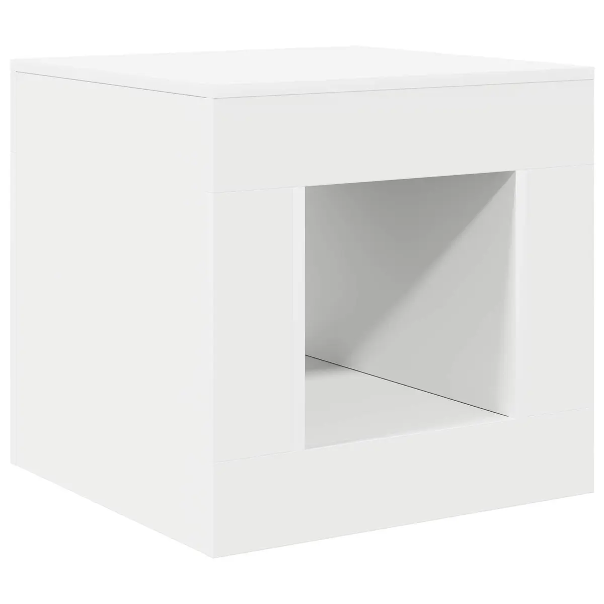Coffee Table Modern Living Room Accent Decor Small Space White