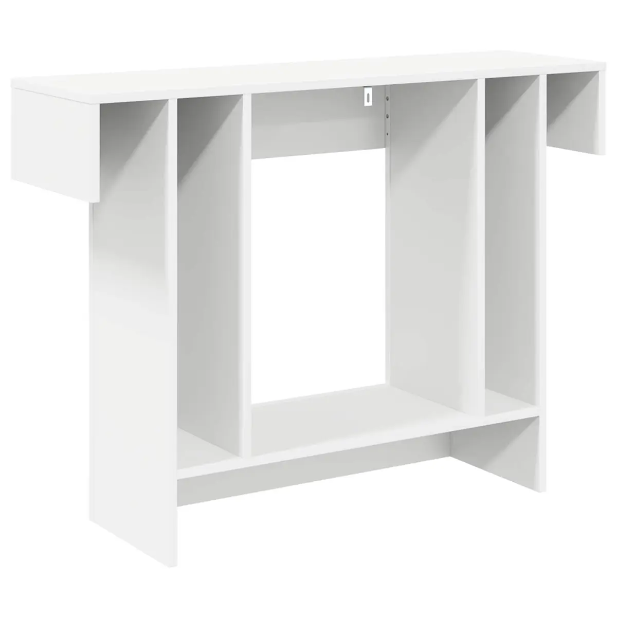 Console Table Modern Entryway Storage Shelf 101x30x74cm White