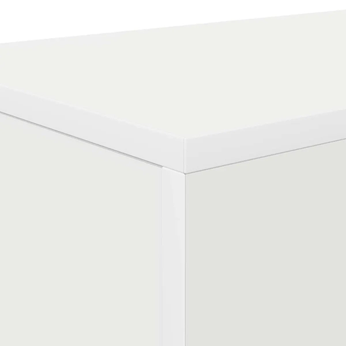 Console Table Modern Entryway Storage Shelf 101x30x74cm White