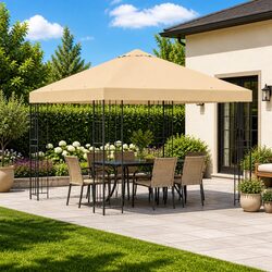 Value and Comfort with a 3 x 3 m Cream Gazebo