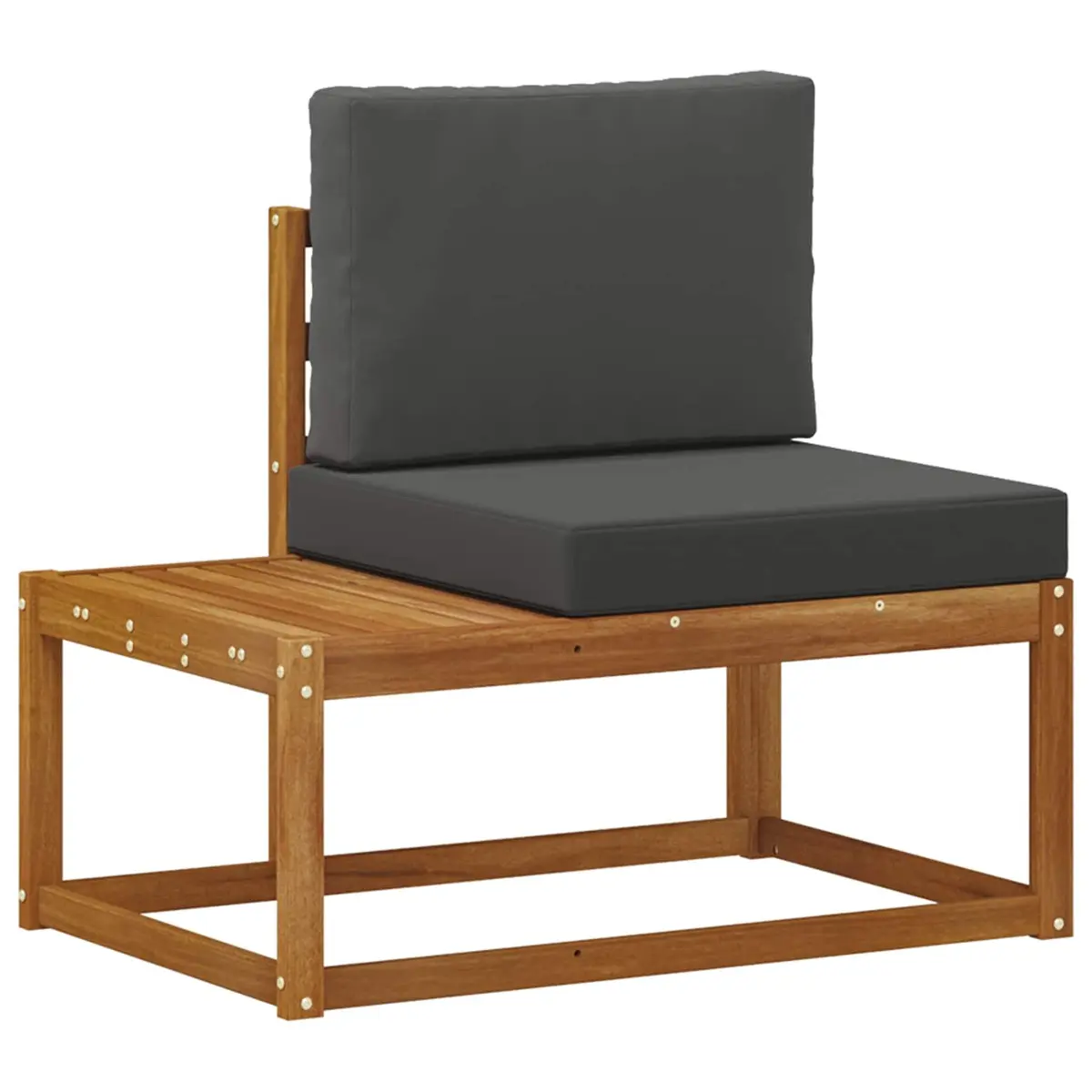 2 Piece Brown Outdoor Sofa