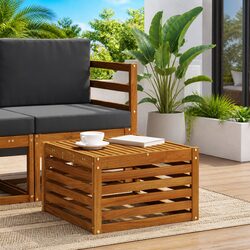 Quality Solid Acacia Wood Outdoor Table, Easy to Maintain