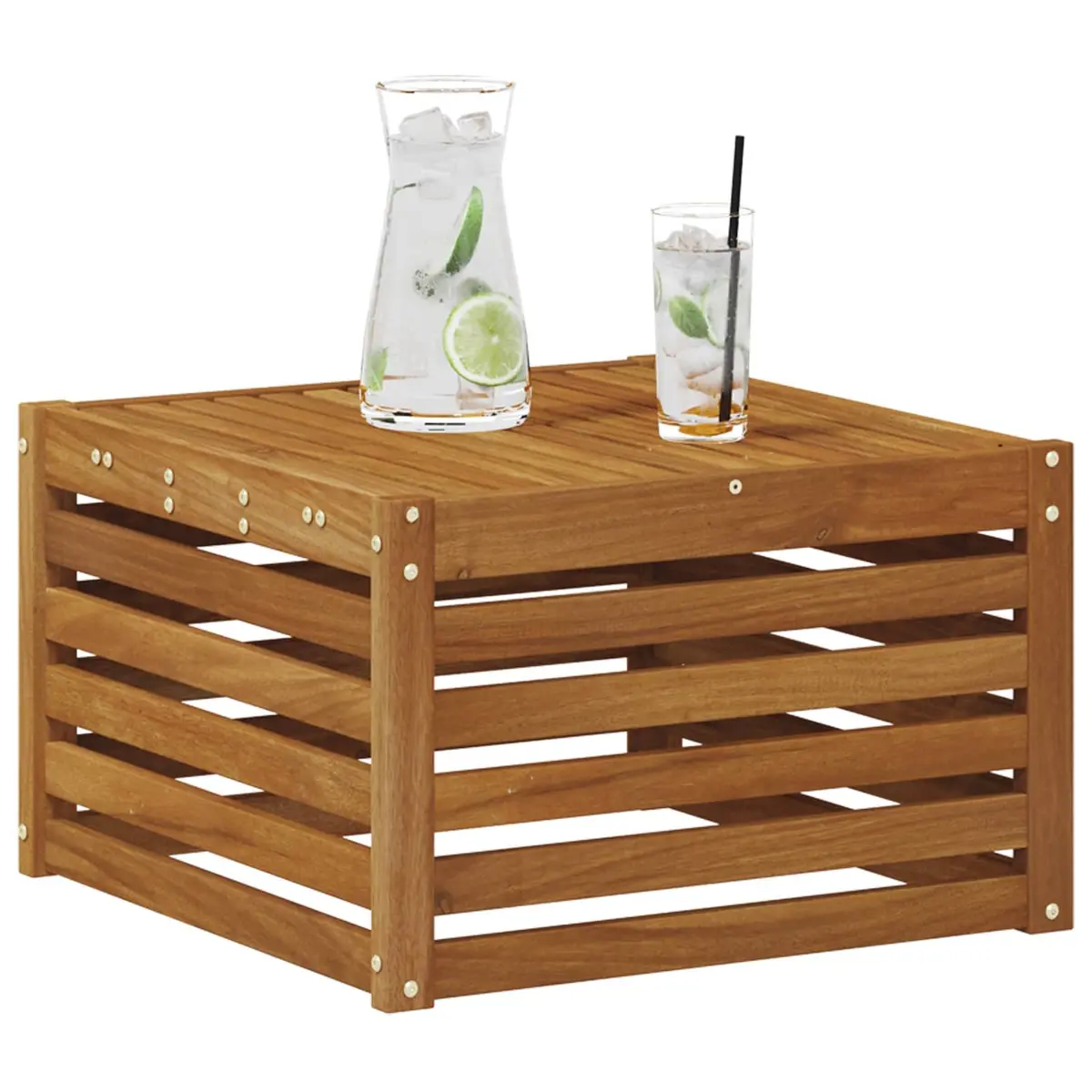 Solid Acacia Wood Outdoor Table, Easy to Maintain