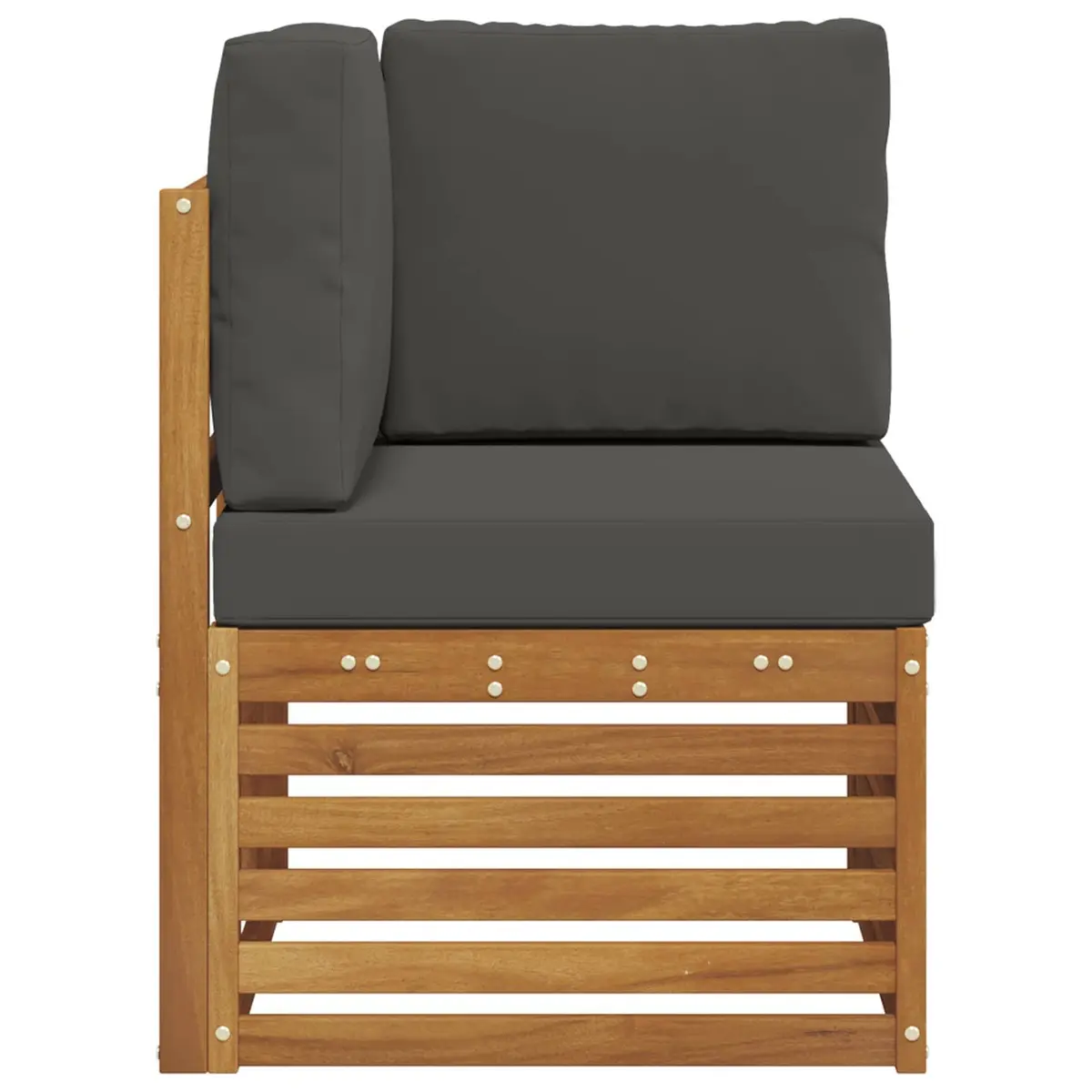 Acacia Wood Outdoor Corner Sofa for Gardens