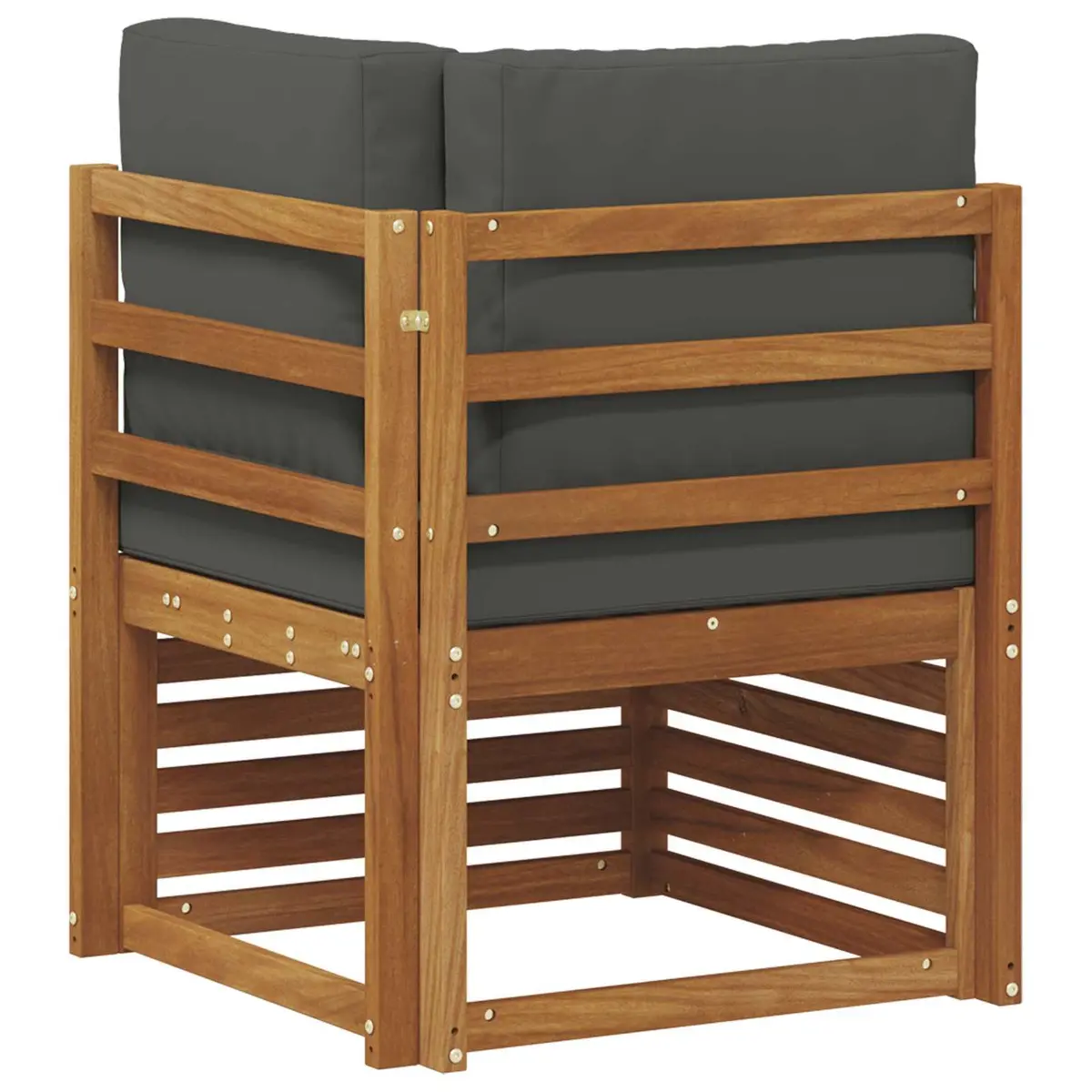 Acacia Wood Outdoor Corner Sofa for Gardens