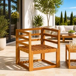 Comfortable Armrests for Outdoor Seating - Set of 2