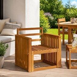 Value-Packed Brown Armrests 2 pcs for Outdoor Seating