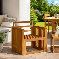 Value-Packed Brown Armrests 2 pcs for Outdoor Seating