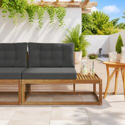 Reliable and Durable Brown Outdoor Sectional Sofa