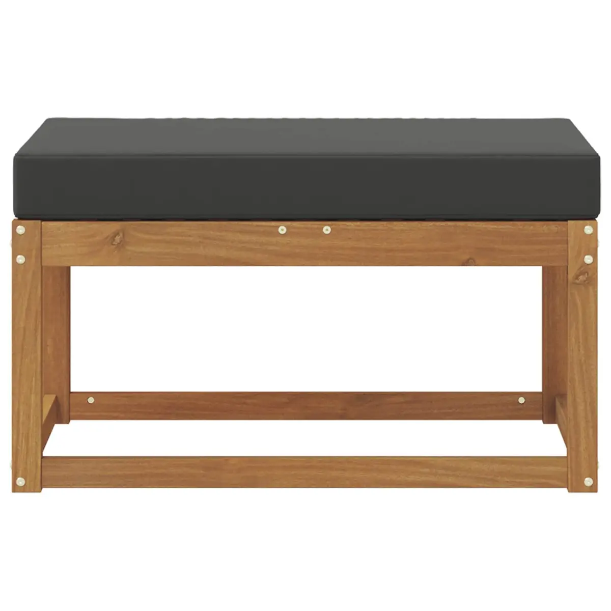 Outdoor Stool Bench Solid Acacia Wood Garden Patio Seat Natural