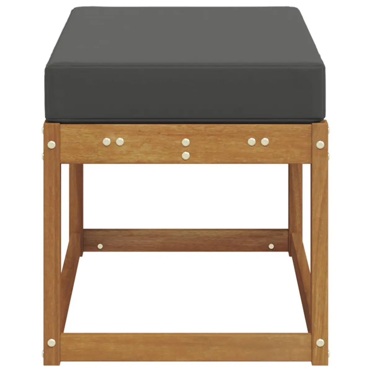 Outdoor Stool Bench Solid Acacia Wood Garden Patio Seat Natural