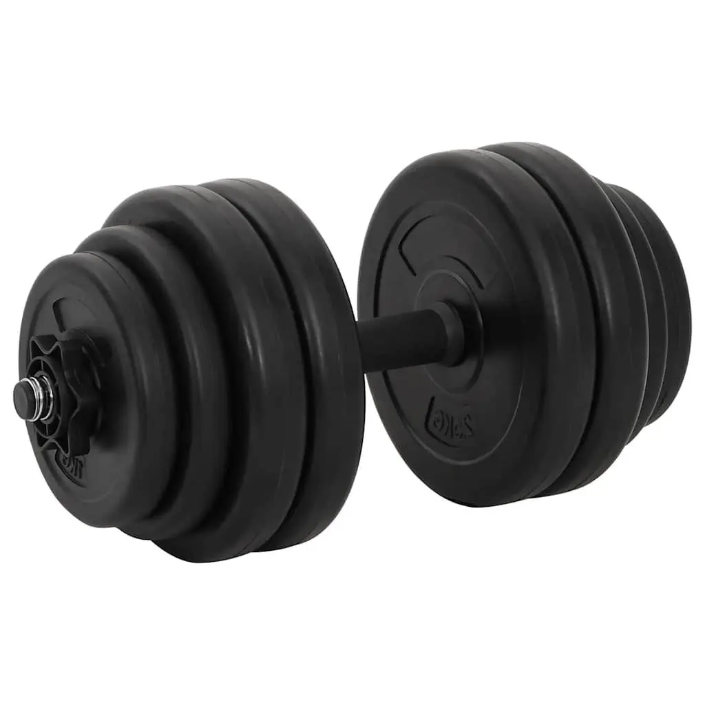 Dumbbells Strength Training 2x15kg Red Ergonomic Anti-Slip Handles