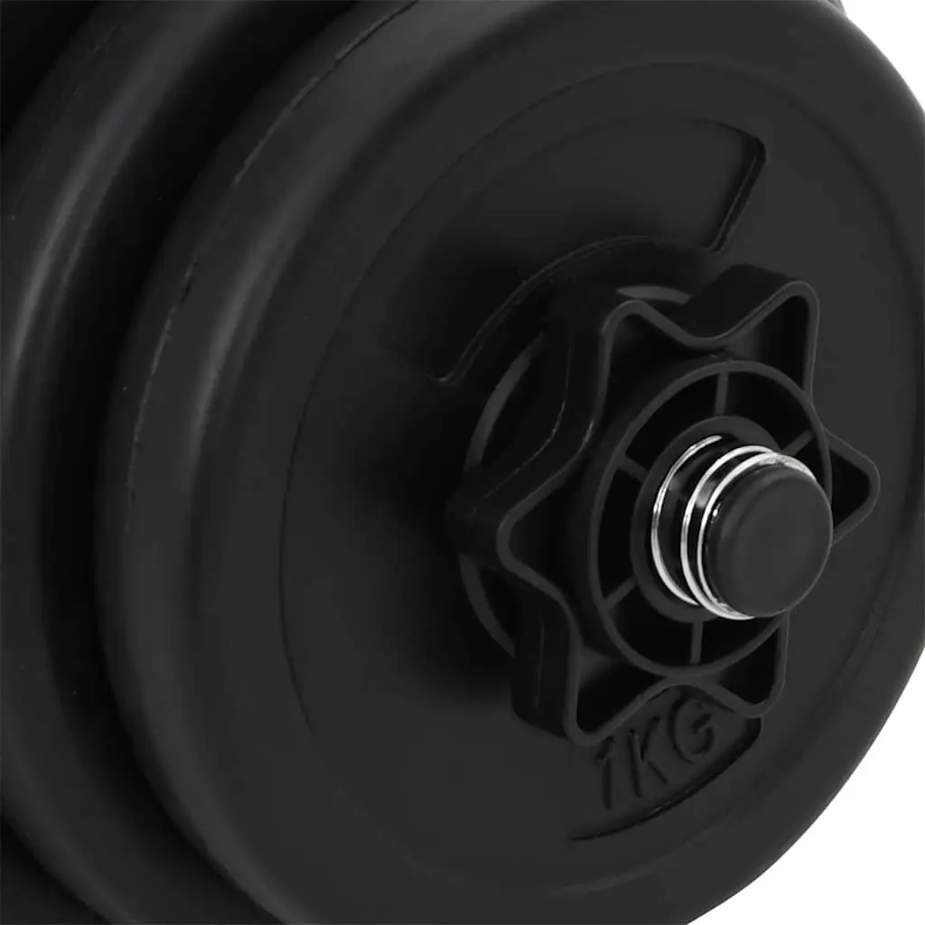 Dumbbells Strength Training 2x15kg Red Ergonomic Anti-Slip Handles