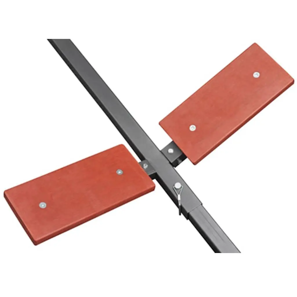 Boat Trailer Adjustable Frame 160 kg Capacity for Small Vessels 4.6 m Black