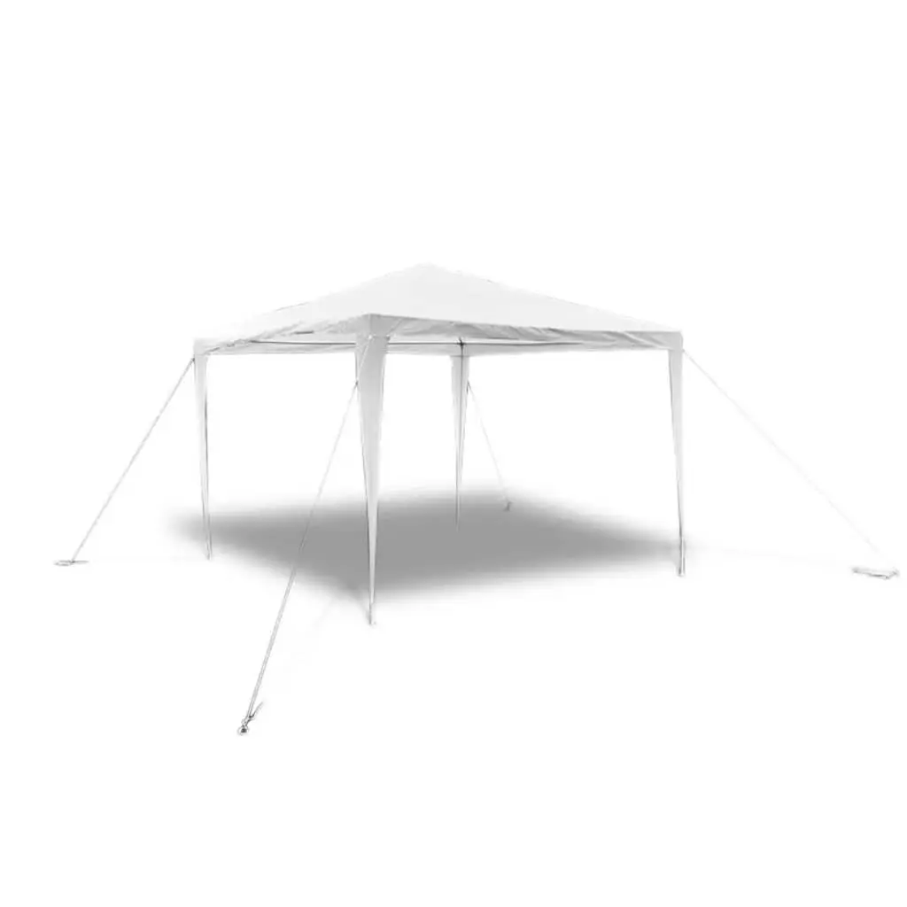 Garden Gazebo Pavilion Outdoor Canopy 3x3m Steel Frame White