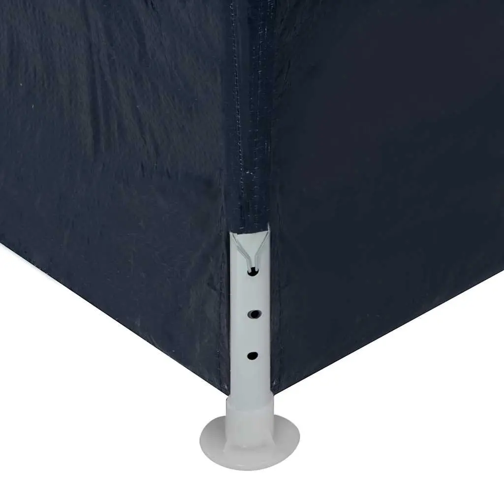 Party Tent Outdoor Canopy 3x9m Blue Garden Gazebo with Panels Door